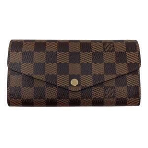 LOUIS VUITTON Sarah Long Envelope Wallet Damier Ebene